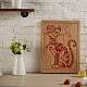 PET Hollow Out Drawing Painting Stencils DIY-WH0403-017-5