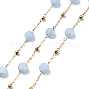 304 Stainless Steel Handmade Beaded Chain CHS-K019-03G-05