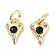 Латунные микро проложить кубического циркония подвески KK-C051-06G-04