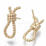 Латунь серьги KK-S348-455-NF