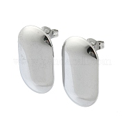 Серьги-гвоздики из нержавеющей стали 201 EJEW-K270-10P