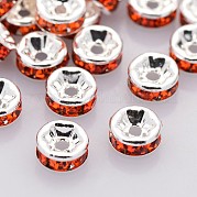 Латунь марки А горный хрусталь Spacer бисер RB-A014-Z8mm-20S