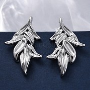 Серьги-гвоздики из листовой латуни EJEW-R025-20P