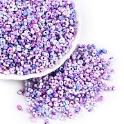 Выпечка краска стеклянные бусины SEED-C003-01K