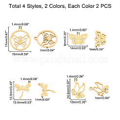 16 pendentif en acier inoxydable de style 201&nbsp;STAS-UN0023-14