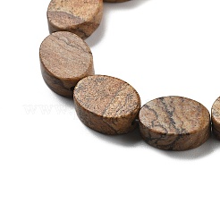 Natürliches Bild Jaspis Perlen Stränge&nbsp;G-P559-B15-01