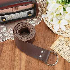 1 Stück Wickelgürtel aus PU-Leder mit Kette&nbsp;AJEW-CL0002-73A