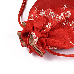 Chinesische Stickerei Satin Turnbeutel&nbsp;ABAG-N009-02A