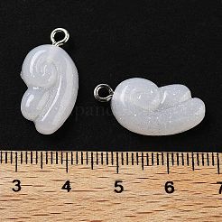 Undurchsichtige Harzanhänger&nbsp;FIND-M035-01D