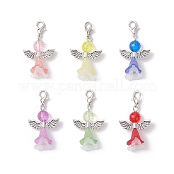 Decoraciones colgantes de ángel de acrílico transparente&nbsp;HJEW-JM04126
