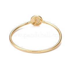 Placage en rack bracelets en zircone cubique micro pave en laiton&nbsp;BJEW-E071-19G-01