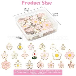 80pcs 20 styles de pendentifs en émail en alliage&nbsp;ENAM-FS0004-21