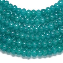 Malaysia naturale perle di giada fili&nbsp;X-G-B165-G01-5x8mm-14