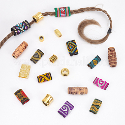55 Stück Dreadlock-Perlen-Haarschmuck&nbsp;DIY-NB0008-99