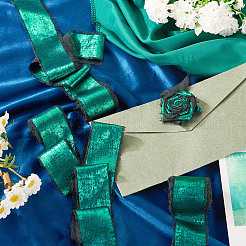 Ruban effiloché en polyester&nbsp;DIY-TAC0023-39A