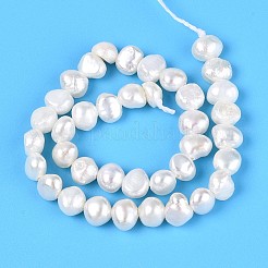 Brins de perles de culture d'eau douce naturelles&nbsp;PEAR-T006-15B