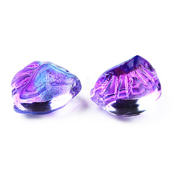 Perle di vetro verniciate a spruzzo trasparente&nbsp;GLAA-N035-033-G01