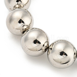 Colliers à grosses perles en fer CCB&nbsp;NJEW-K261-04P