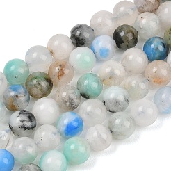Fili di perle di azzurrite naturale&nbsp;G-L647-A01-8mm
