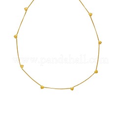 Collares de cadena de eslabones de acero inoxidable de 8 corazón para mujer&nbsp;FS-WG5BF1A-01