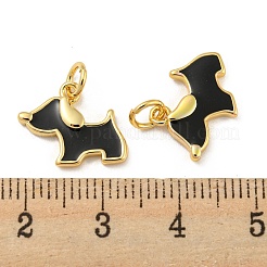 Charms smalto ottone&nbsp;KK-E093-01G-02