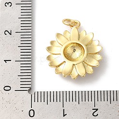 Pendentifs en laiton émaillé de placage de crémaillère&nbsp;KK-Z056-46G-03