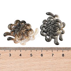 Natürliche schwarze Lippenmuschel geschnitzte Cabochons&nbsp;SSHEL-C012-24A