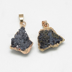 Natur druzy Achatanhänger&nbsp;G-Q494-76E