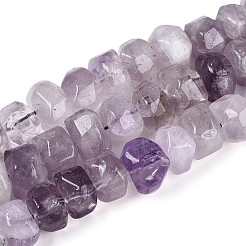 Natürlichen Amethyst Perlen Stränge&nbsp;G-N347-17A-03