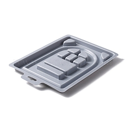 Beflockte Perlen-Designtafeln aus Harz&nbsp;TOOL-WH0039-42