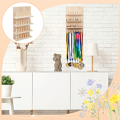 Holz Fingerring Organizer Displayhalter Set&nbsp;RDIS-WH0020-03