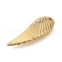 Placcatura ionica (ip) acciaio inossidabile 304 con pendenti in strass&nbsp;STAS-Q335-12G