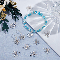 36 stücke 3 stile legierung strass anhänger&nbsp;FIND-SC0020-13