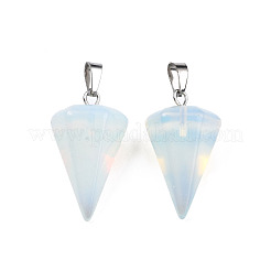 Pendenti in pietra opalite cono / spike / pendolo&nbsp;X-G-R278-85