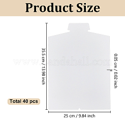 40 Stück Papier-Kleiderpräsentationskarten&nbsp;CDIS-GO0001-01