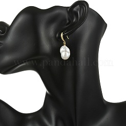 Ohrhänger aus natürlicher Barockperle (Keshi-Perle) für Damen&nbsp;EJEW-JE07015