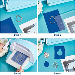 Moldes de corte de acero al carbono stencils&nbsp;DIY-WH0309-039