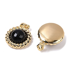 Laiton avec pendentifs en verre et imitation agate&nbsp;KK-Q030-26G