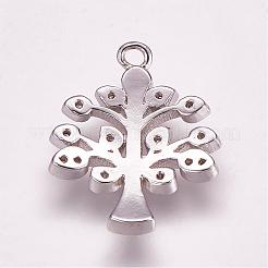 Ottone micro spianare pendenti zirconi&nbsp;ZIRC-G099-37P