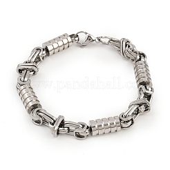 Bracelets à maillons en acier inoxydable 201 pour hommes et femmes&nbsp;BJEW-B143-08