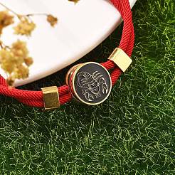 Bracciali multifilo in nylon con costellazione&nbsp;BJEW-U016-01B-02