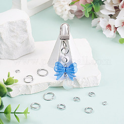 10 anneau de jonction ouvert en laiton de 5 styles&nbsp;KK-TA0008-84P