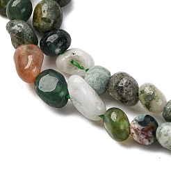 Natur Indien Achat Perlen Stränge&nbsp;G-I389-A06