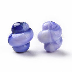 Perle acriliche opache bicolore&nbsp;OACR-P013-31C