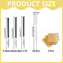 3 Stück 3 Stile Kunst-Lenkstift&nbsp;AJEW-AR0005-46A