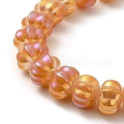 Perles de verre électrolytiques plaquées arc-en-ciel&nbsp;GLAA-G106-02A-FR01