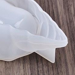 Moules pour pots de bougies à motif rayé&nbsp;DIY-S048-05A