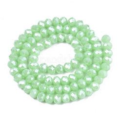 Chapelets de perles en verre électroplaqué&nbsp;EGLA-A034-J4mm-A05