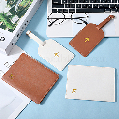 2 etichetta per bagaglio in pelle PU e 2 set di custodie per passaporto&nbsp;FIND-CL0001-14B
