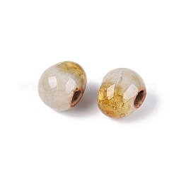 Perline di porcellana fatti a mano crackle&nbsp;PORC-Q008-06B-11